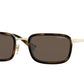 Vogue VO4166S Rectangle Sunglasses  848/73-PALE GOLD 49-19-135 - Color Map gold