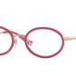 Vogue VO4167 Oval Eyeglasses  5075-ROSE GOLD 48-19-135 - Color Map pink