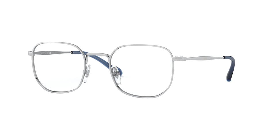 Vogue VO4172 Rectangle Eyeglasses  323-SILVER 47-21-145 - Color Map silver