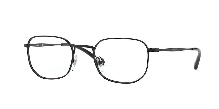 Vogue VO4172 Rectangle Eyeglasses  352-BLACK 47-21-145 - Color Map black