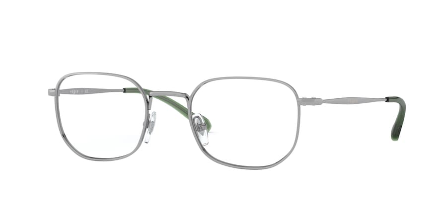 Vogue VO4172 Rectangle Eyeglasses  548-GUNMETAL 49-21-145 - Color Map gunmetal
