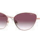 Vogue VO4179S Cat Eye Sunglasses  50753P-ROSE GOLD 56-16-135 - Color Map pink