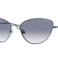 Vogue VO4179S Cat Eye Sunglasses  512779-AZURE METAL 56-16-135 - Color Map light blue