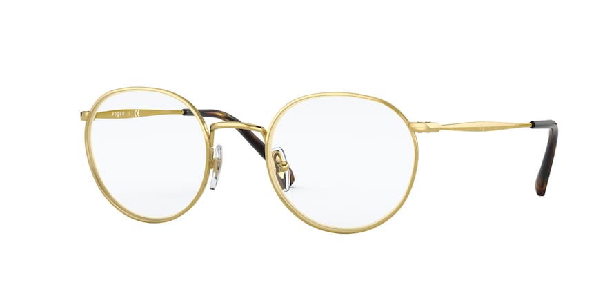 Vogue VO4183 Phantos Eyeglasses  280-GOLD 51-21-145 - Color Map gold