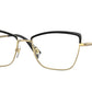 Vogue VO4185 Butterfly Eyeglasses  352-BLACK/GOLD 52-17-135 - Color Map black