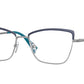 Vogue VO4185 Butterfly Eyeglasses  5139-BRUSHED LIGHT BLUE/SILVER 50-17-135 - Color Map light blue