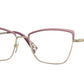 Vogue VO4185 Butterfly Eyeglasses  5141-BRUSHED PINK/PALE GOLD 52-17-135 - Color Map pink