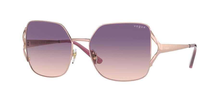 Vogue VO4189S Pillow Sunglasses  5075U6-ROSE GOLD 56-17-135 - Color Map pink