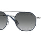 Vogue VO4193S Irregular Sunglasses  323/11-TOP BLUE/SILVER 51-20-145 - Color Map blue