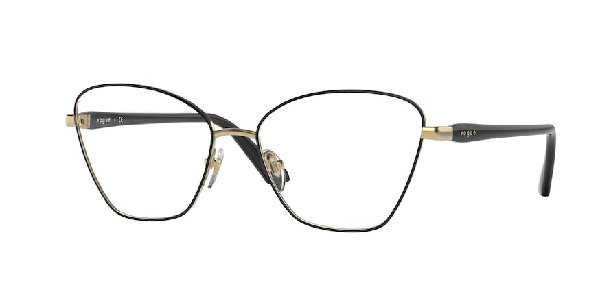 Vogue VO4195 Butterfly Eyeglasses  280-BLACK/GOLD 54-16-140 - Color Map black