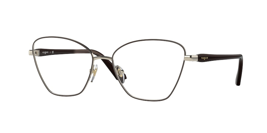 Vogue VO4195 Butterfly Eyeglasses  5021-BROWN/PALE GOLD 54-16-140 - Color Map brown