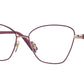 Vogue VO4195 Butterfly Eyeglasses  5089-BORDEAUX/GOLD PINK 54-16-140 - Color Map pink
