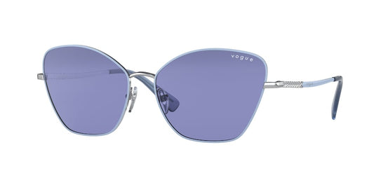 Vogue VO4197S Butterfly Sunglasses  323/76-TOP MAUVE/SILVER 58-15-140 - Color Map ivory