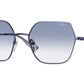 Vogue VO4207S Irregular Sunglasses  515019-DARK VIOLET 54-18-140 - Color Map violet