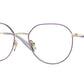 Vogue VO4209 Irregular Eyeglasses  5140-TOP VIOLET/PALE GOLD 52-18-140 - Color Map violet