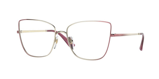 Vogue VO4225 Cat Eye Eyeglasses  5155-RED GRADIENT PALE GOLD 55-16-135 - Color Map red