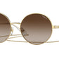 Vogue VO4227S Round Sunglasses  280/13-GOLD 53-17-135 - Color Map gold