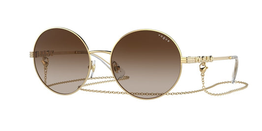 Vogue VO4227S Round Sunglasses  280/13-GOLD 53-17-135 - Color Map gold
