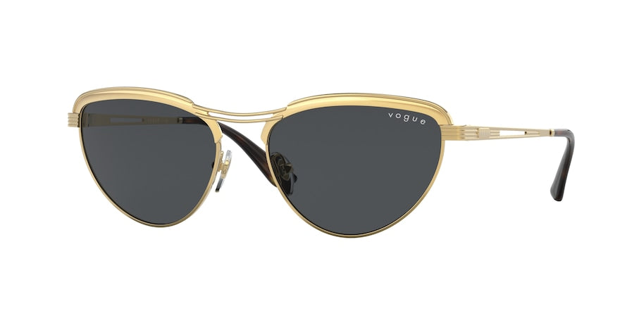 Vogue VO4236S Irregular Sunglasses  280/87-TOP SAND/GOLD 55-17-135 - Color Map gold