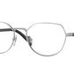 Vogue VO4243 Irregular Eyeglasses  323-SILVER 53-18-135 - Color Map silver