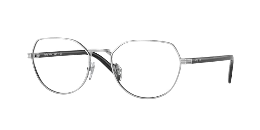 Vogue VO4243 Irregular Eyeglasses  323-SILVER 53-18-135 - Color Map silver