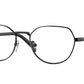 Vogue VO4243 Irregular Eyeglasses  352-BLACK 53-18-135 - Color Map black
