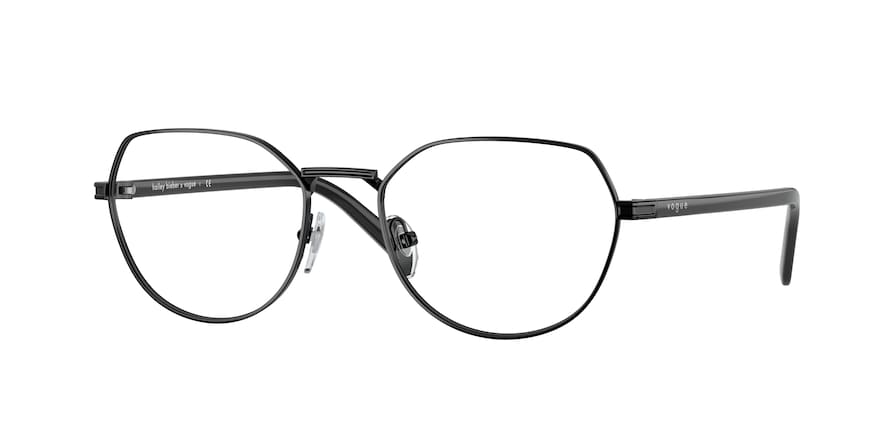 Vogue VO4243 Irregular Eyeglasses  352-BLACK 53-18-135 - Color Map black