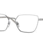 Vogue VO4244 Rectangle Eyeglasses  323-SILVER 53-17-135 - Color Map silver