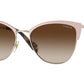 Vogue VO4251S Butterfly Sunglasses  517613-TOP BEIGE/PALE GOLD 55-18-140 - Color Map light brown