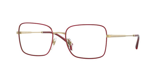 Vogue VO4252 Rectangle Eyeglasses  280-TOP RED/GOLD 53-18-135 - Color Map red