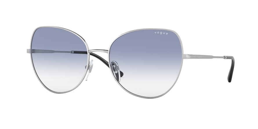 Vogue VO4255S Butterfly Sunglasses  323/19-SILVER 56-17-135 - Color Map silver