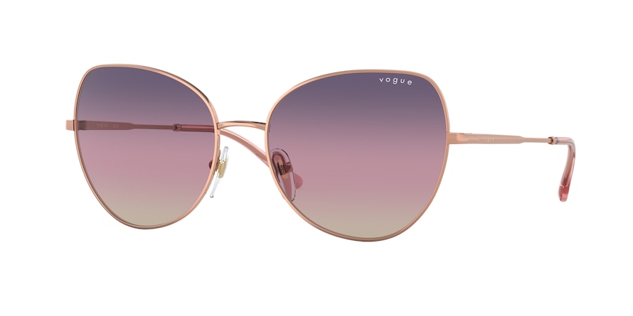 Vogue VO4255S Butterfly Sunglasses  5152U6-ROSE GOLD 56-17-135 - Color Map gold