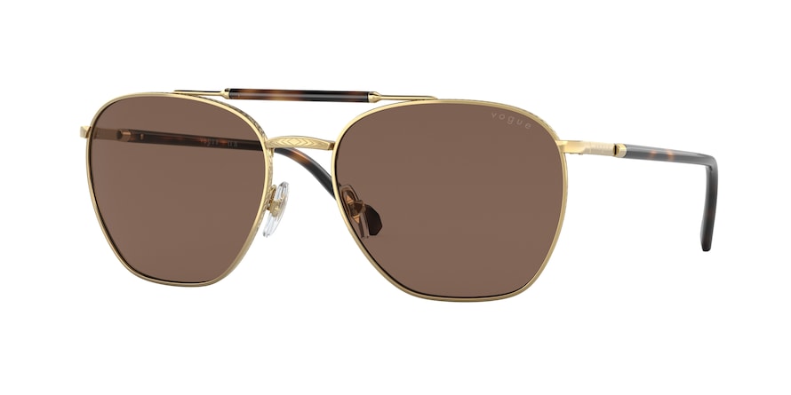 Vogue VO4256S Irregular Sunglasses  280/73-GOLD 57-18-145 - Color Map gold