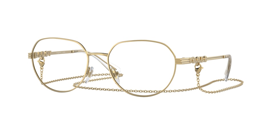 Vogue VO4259 Irregular Eyeglasses  280-GOLD 53-17-135 - Color Map gold