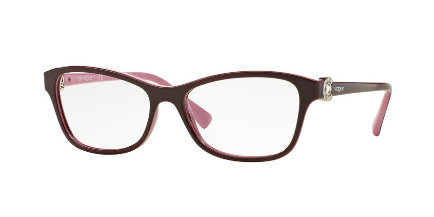 Vogue VO5002B Butterfly Eyeglasses  2321-TOP VIOLET/OPAL PINK 52-16-135 - Color Map purple/reddish