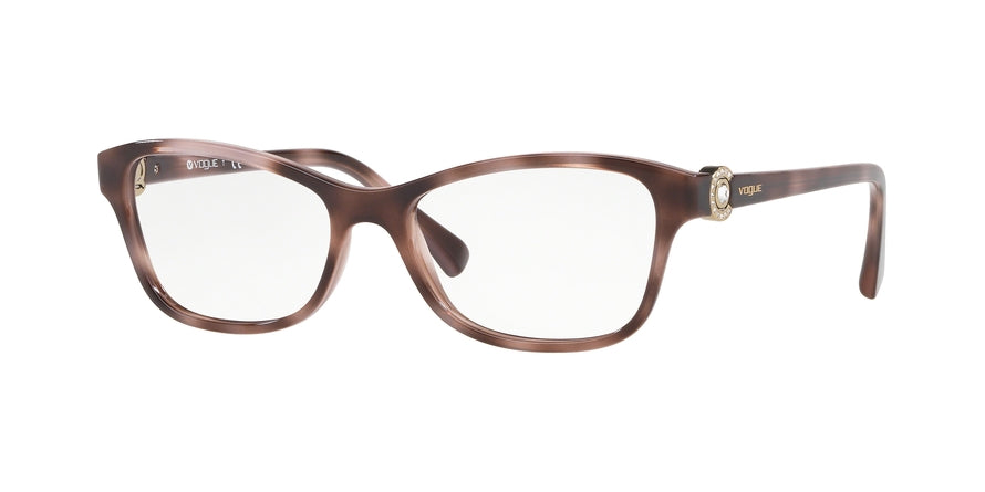 Vogue VO5002B Butterfly Eyeglasses  2707-LIGHT HAVANA PINK 54-16-135 - Color Map havana