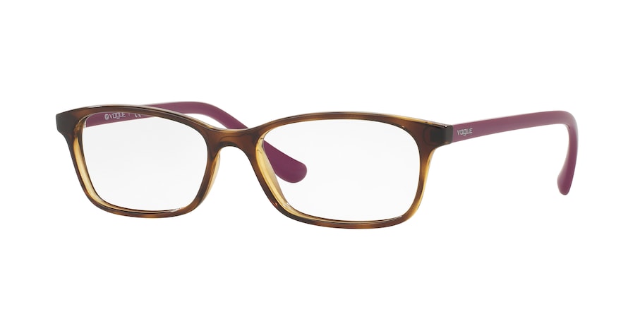 Vogue VO5053 Pillow Eyeglasses  2406-DARK HAVANA 51-16-135 - Color Map havana