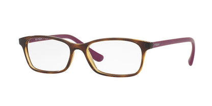 Vogue VO5053 Pillow Eyeglasses  2406-DARK HAVANA 51-16-135 - Color Map havana