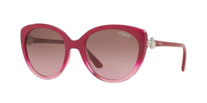 Vogue VO5060S Phantos Sunglasses  211114-TOP RED GRADIENT PINK 53-19-135 - Color Map red
