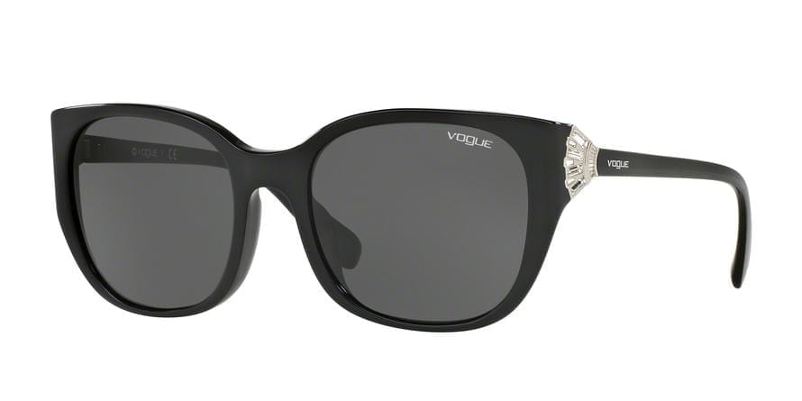 Vogue VO5061BF Square Sunglasses  W44/87-BLACK 55-19-140 - Color Map black