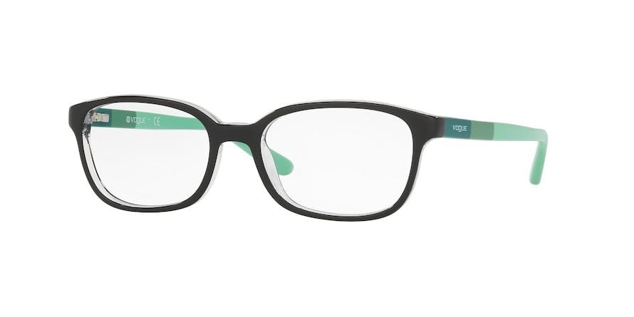 Vogue VO5069 Pillow Eyeglasses  W827-TOP BLACK/TRANSPARENT 49-16-130 - Color Map black