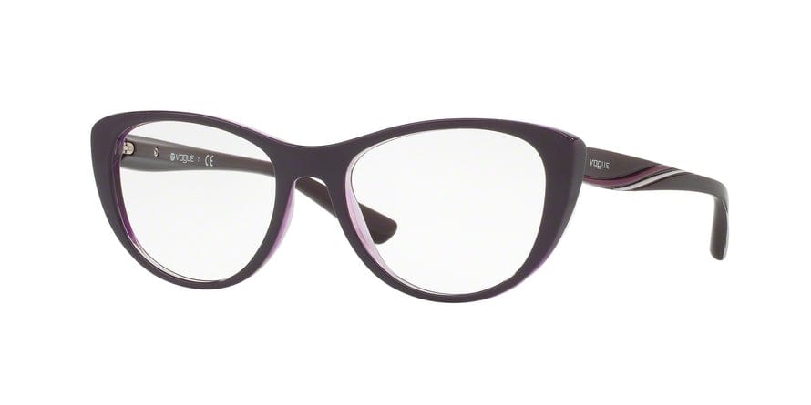 Vogue VO5102 Cat Eye Eyeglasses  2409-TOP VIOLET/VIOLET TRANSP 51-17-135 - Color Map violet