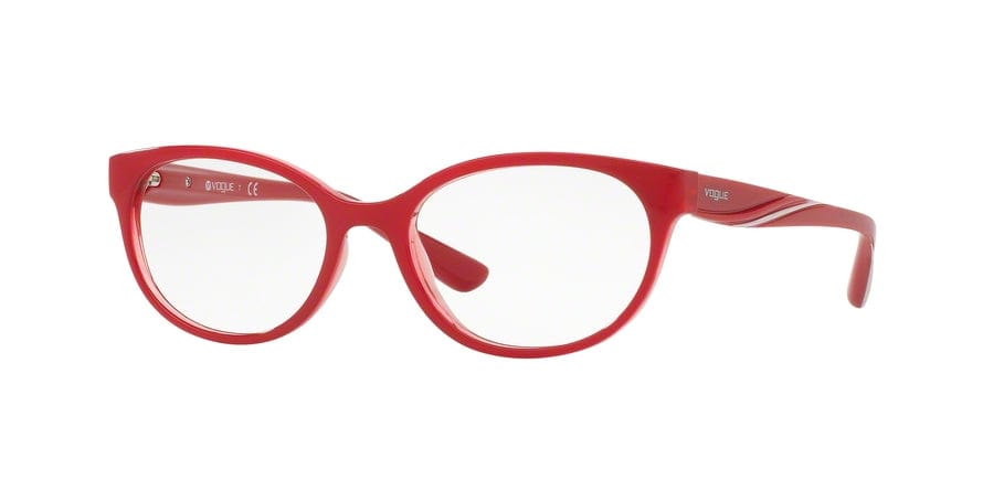 Vogue VO5103 Pillow Eyeglasses  2470-TOP RED/RED TRANSPARENT 53-17-140 - Color Map red
