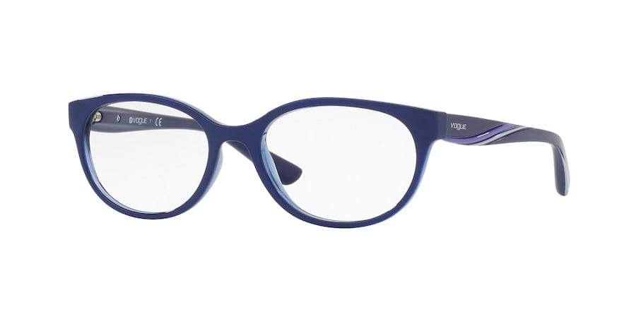 Vogue VO5103 Pillow Eyeglasses  2471-TOP BLUE/BLUE TRANSP 53-17-140 - Color Map blue