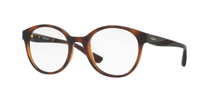 Vogue VO5104 Phantos Eyeglasses  2386-TOP DARK HAVANA/BROWN TRANSP 49-19-135 - Color Map havana