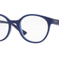 Vogue VO5104 Phantos Eyeglasses  2471-TOP BLUE/BLUE TRANSP 49-19-135 - Color Map blue