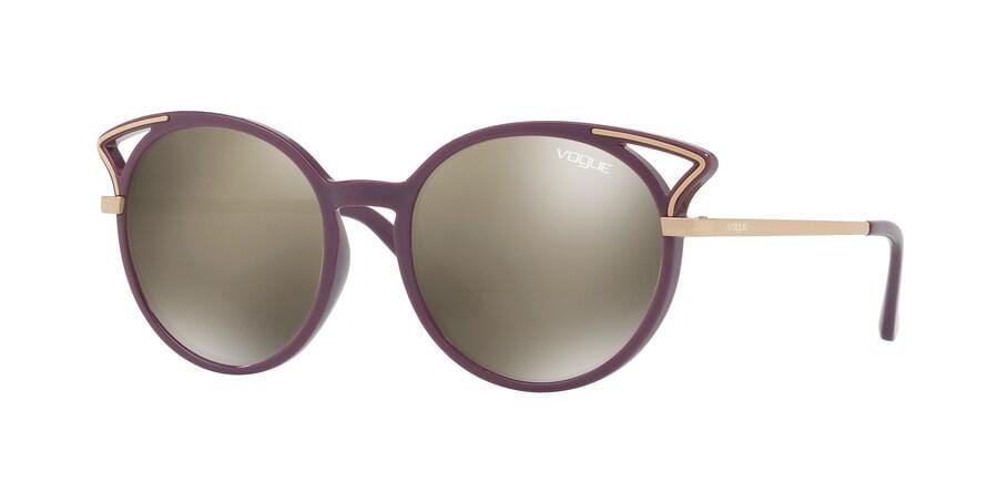 Vogue VO5136S Round Sunglasses  25395A-VIOLET 52-18-135 - Color Map violet