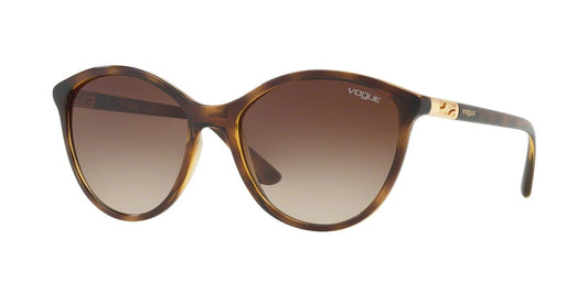 Vogue VO5165S Cat Eye Sunglasses  W65613-DARK HAVANA 55-17-140 - Color Map havana