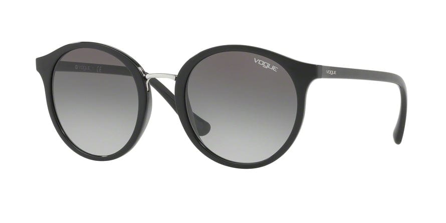 Vogue VO5166SF Round Sunglasses  W44/11-BLACK 54-21-140 - Color Map black