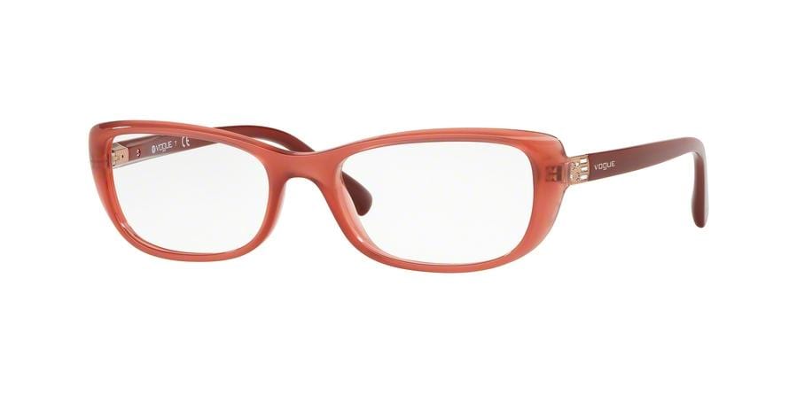 Vogue VO5191B Pillow Eyeglasses  2612-OPAL RED 52-17-135 - Color Map red